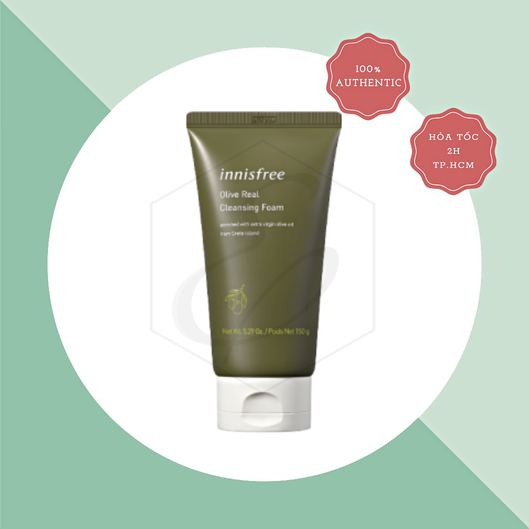 Sữa Rửa Mặt Innisfree Olive Real Cleansing Foam - 150ml